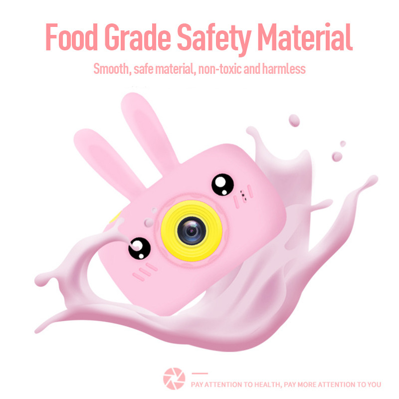 Kamera bērniem Bērniem Fotografējiet Digitālā kamera Full HD 1080P Pārnēsājama digitālā videokamera 2 collu LCD ekrāna displejs Dāvana