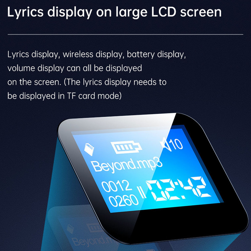 Su „Bluetooth“ suderinamas 5.0 garso imtuvo palaikymas TF kortelės MP3 grotuvas be nuostolių FM siųstuvas nuotolinio valdymo pulteliu