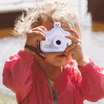 Надстройте детска селфи камера за момичета, детска цифрова видеокамера за малко дете, коледен подарък за рожден ден за момиче момче DXAC