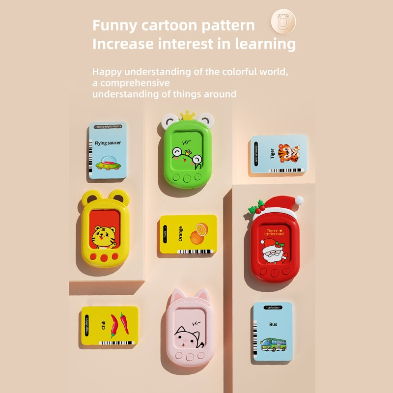 Slatka crtana pametna AR kartica Stroj za učenje Stroj za kartice za opismenjavanje Igračka za rano obrazovanje Poklon