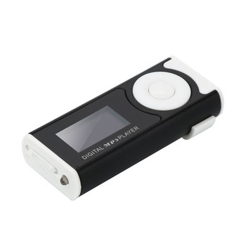 Цифров музикален MP3 плейър Mini USB OLED екран Поддръжка на MP3 16/32GB Micro SD TF карта Дизайн на светлинен клип Фенерче за спортен дом