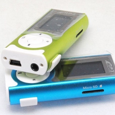 Συσκευή αναπαραγωγής MP3 ψηφιακής μουσικής Μίνι USB OLED Οθόνη Υποστήριξη MP3 16/32 GB κάρτας Micro SD TF Σχεδιασμός ελαφρύ κλιπ φακός για αθλητικό σπίτι