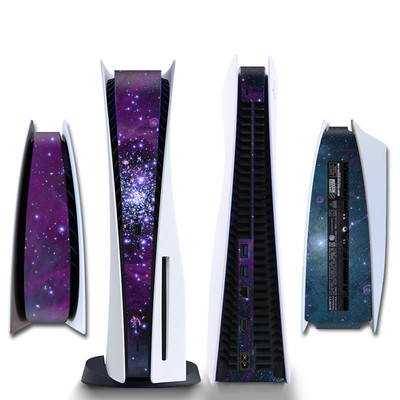 Marvel Spider Man Venom sānu uzlīme Playstation PS5 CQ digitālajai konsolei vidējās daļas saimniekdatora gaismas joslas ādas uzlīme Vinila uzlīme