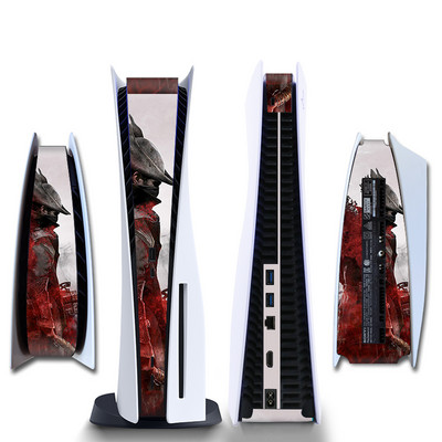 Marvel Spider Man Venom sānu uzlīme Playstation PS5 CQ digitālajai konsolei vidējās daļas saimniekdatora gaismas joslas ādas uzlīme Vinila uzlīme