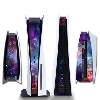 Marvel Spider Man Venom sānu uzlīme Playstation PS5 CQ digitālajai konsolei vidējās daļas saimniekdatora gaismas joslas ādas uzlīme Vinila uzlīme