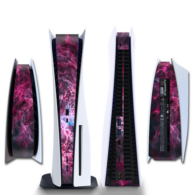 Marvel Spider Man Venom sānu uzlīme Playstation PS5 CQ digitālajai konsolei vidējās daļas saimniekdatora gaismas joslas ādas uzlīme Vinila uzlīme