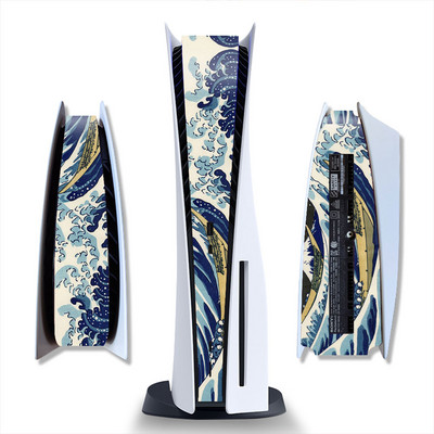 Marvel Spider Man Venom sānu uzlīme Playstation PS5 CQ digitālajai konsolei vidējās daļas saimniekdatora gaismas joslas ādas uzlīme Vinila uzlīme