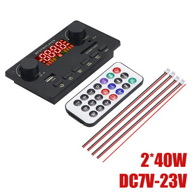 DC 8V-24V 2X60W võimendi MP3 dekoodri tahvel 120W auto MP3 mängija Bluetooth V5.0 USB moodul FM AUX raadio salvestus kõlarile