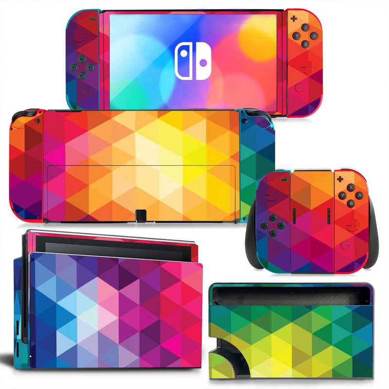 Vairumtirdzniecība ūdensnecaurlaidīga pielāgota drukas līmes ādas uzlīme Switch Oled