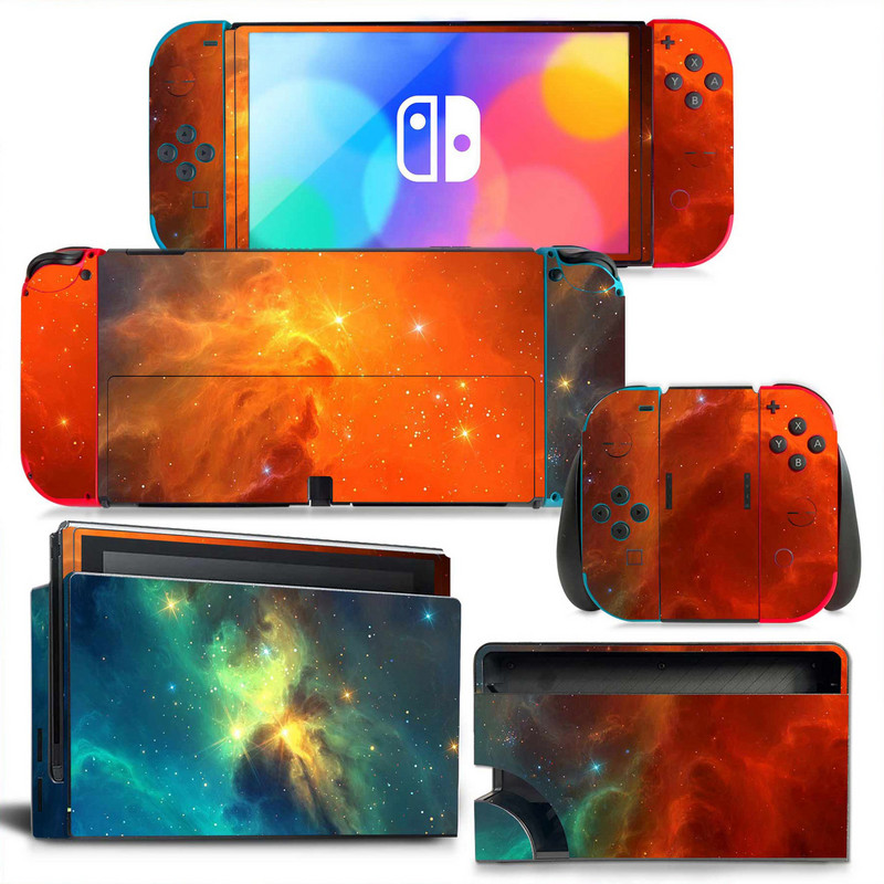 Vairumtirdzniecība ūdensnecaurlaidīga pielāgota drukas līmes ādas uzlīme Switch Oled