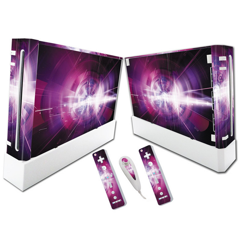 Skin Decal Wrap spēļu konsoles kontroliera uzlīme W ii