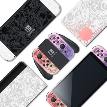 Висококачествен Spla-toon-ver 3 Limited Console Skin Sticker за комплект OLED аксесоари за Nintendo Switch