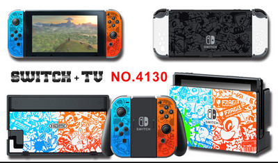 Visokokvalitetna Spla-toon-ver 3 ograničena naljepnica za masku konzole za OLED pribor za Nintendo Switch