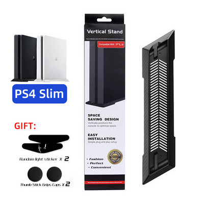 DataFrog vertikālais statīvs PS4/PS4 Pro/PS4 Slim konsoles dokstacijas balsta pamatnes turētājs PS4 piederumiem