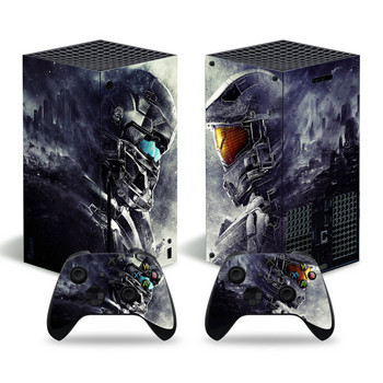 Για Xbox Series X Console and 2 Controller Skin Sticker Killer Protective Decal Αφαιρούμενο κάλυμμα