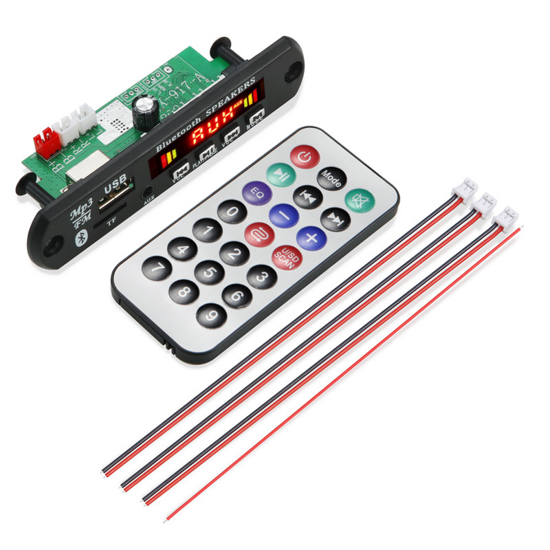 2*25W 50W pojačalo MP3 player dekoder ploča 5V-18V Bluetooth 5.0 auto FM radio modul podrška TF USB AUX 3.5 WMA player dekoder