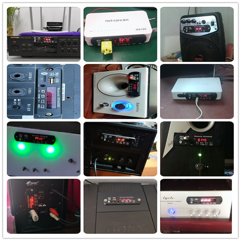 2*25W 50W pojačalo MP3 player dekoder ploča 5V-18V Bluetooth 5.0 auto FM radio modul podrška TF USB AUX 3.5 WMA player dekoder