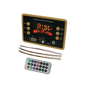 Bežični Bluetooth-kompatibilni MP3 WMA dekoder ploča audio modul podrška USB TF AUX FM EQ funkcija audio radio modul
