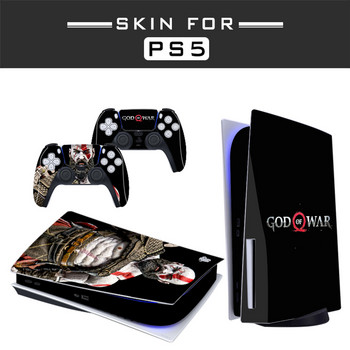 Αυτοκόλλητο δέρματος Ghost of Tsushima PS5 Disc Edition για κονσόλα και χειριστήρια PlayStation 5 PS5 Skin Sticker Decal