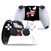 Marvel Venom Iron Man PlayStation5 PS5 spēļu paneļa ādas uzlīmes aizsargvāciņš PS5 kontrolleriem PS5 kursorsviras piederumiem