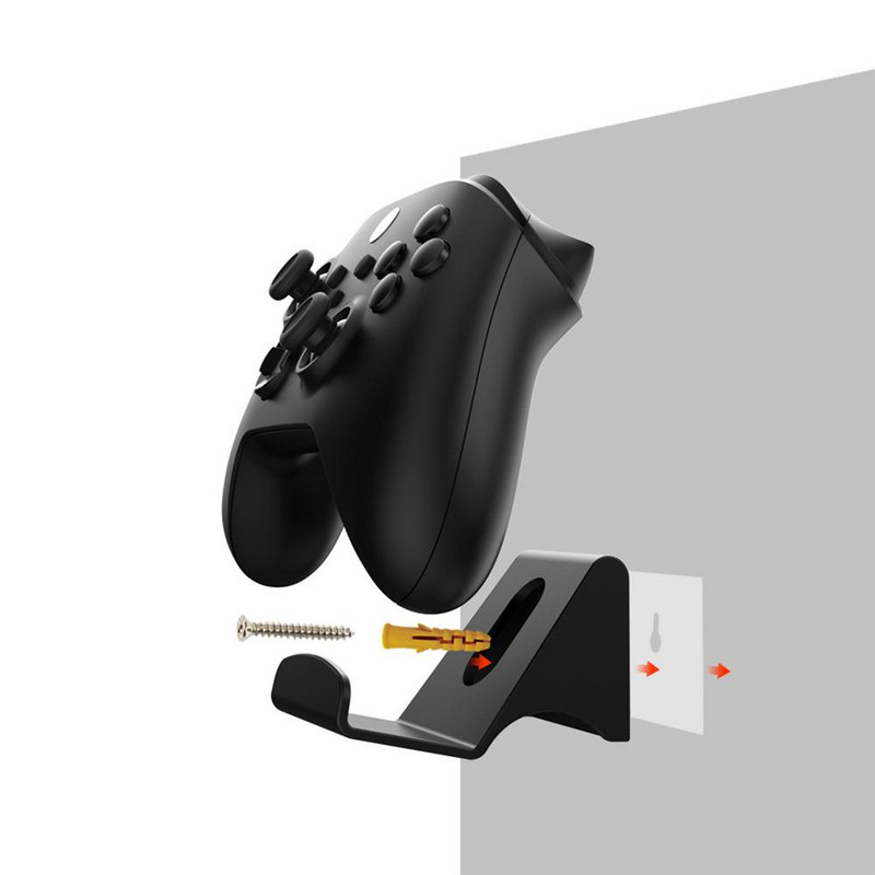 2 gab. Sienas piekarināmais kronšteins spēles roktura kontrolieris austiņas āķa pakaramais universāls uzglabāšanas plaukta turētājs priekš Ps Xbox Switch Pro