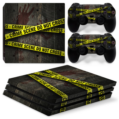 GAMEGENIXX Skin Sticker Geometry Protective Vinyl Decal Cover za PS4 Pro konzolu i 2 kontrolera