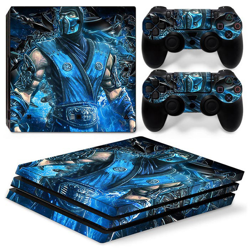GAMEGENIXX Skin Sticker Geometry Protective Vinyl Decal Cover za PS4 Pro konzolu i 2 kontrolera