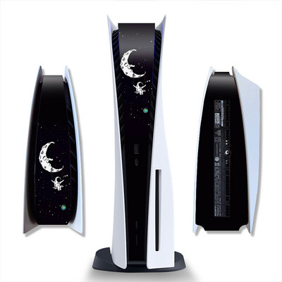 Astronaut Middle Stickers Skin For PS5 Disc Digital Edition Console PS5 Središnji dio Zaštitna traka Decal za PS5 Dodaci