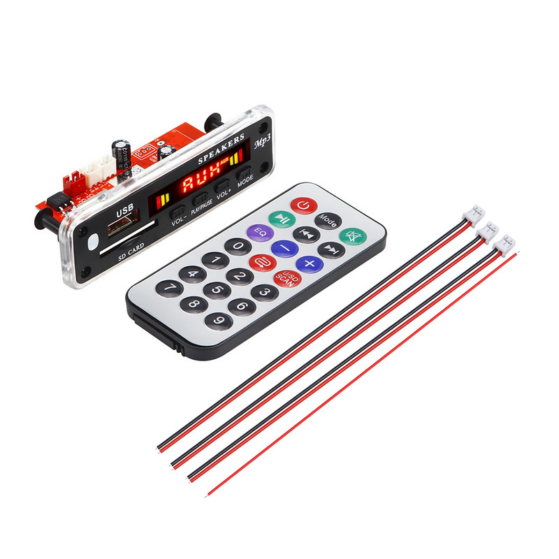 2X25/30/40/60W pojačalo MP3 player Bluetooth-kompatibilan 5.0 audio modul podržava snimanje FM radio ploča MP3 dekodera za automobil