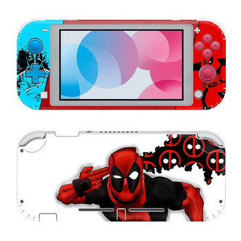 Αυτοκόλλητο δέρματος εξωφύλλου Marvel Iron Man Star Wars για Switch Lite NSLite Deadpool Κονσόλα παιχνιδιών βίντεο Para Controller Προστατευτική ταινία