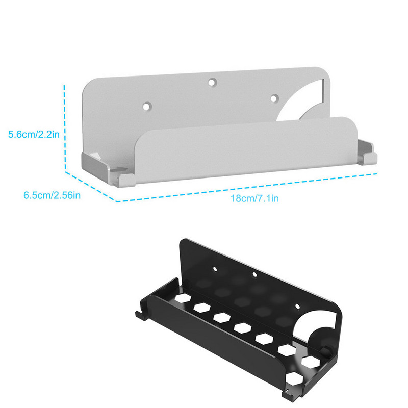 Zidni nosač TV TV kutija Zidni nosač Stalak za pohranu za Nintendo Switch OLED Stalak za upravljanje igrama Držač za NS Switch Dodaci za igre
