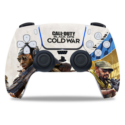 PS5/Playstation 5 Controller Skin Call of Duty COMD PVC Skin Vinila uzlīme Decal Cover Putekļu necaurlaidīga aizsarguzlīme 1 gab.