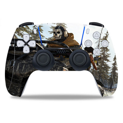 PS5/Playstation 5 Controller Skin Call of Duty COMD PVC Skin Vinila uzlīme Decal Cover Putekļu necaurlaidīga aizsarguzlīme 1 gab.