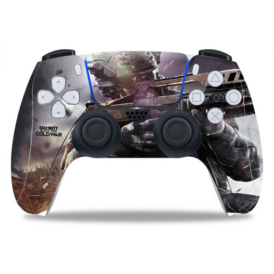 PS5/Playstation 5 Controller Skin Call of Duty COMD PVC Skin Vinila uzlīme Decal Cover Putekļu necaurlaidīga aizsarguzlīme 1 gab.