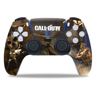 PS5/Playstation 5 Controller Skin Call of Duty COMD PVC Skin Vinila uzlīme Decal Cover Putekļu necaurlaidīga aizsarguzlīme 1 gab.
