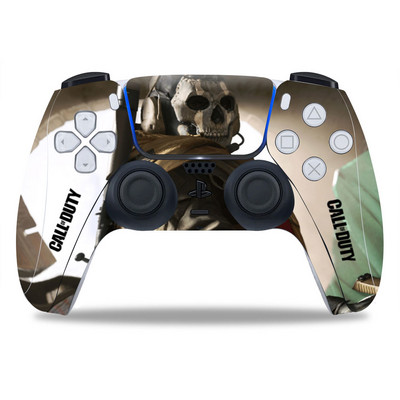 PS5/Playstation 5 Controller Skin Call of Duty COMD PVC Skin Vinila uzlīme Decal Cover Putekļu necaurlaidīga aizsarguzlīme 1 gab.