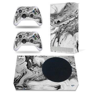 GAMEGENIXX Skin Sticker Waves Подвижен капак PVC Vinyl за конзола Xbox Series S и 2 контролера