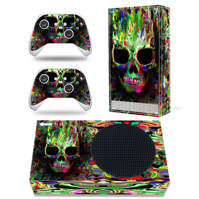 GAMEGENIXX Skin Sticker Waves eltávolítható borító PVC vinyl Xbox Series S konzolhoz és 2 kontrollerhez