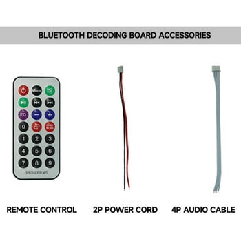 JQ-D023BT Συμβατός με Bluetooth Ενισχυτής πλακέτας αποκωδικοποιητή ήχου DC7V-18V 2*15W Αξεσουάρ συσκευής αναπαραγωγής μουσικής MP3 WMA WAV FLAC APE Χωρίς απώλειες