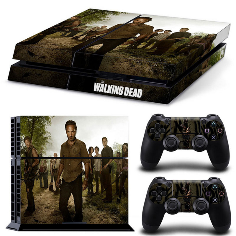 uncharted 4 naujo dizaino valdiklio vinilo lipdukas, skirtas PS4 Decal Skin Cover, skirtas PS4 konsolei + 2 vnt valdiklio apsauginiai apvalkalai