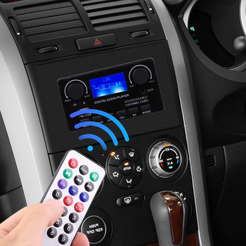 Υποστήριξη πλακέτας αποκωδικοποιητή MP3 Bluetooth 5.0 Handsfree Εγγραφή FM DC 12V MP3 WMA WAV APE FLAC Αναπαραγωγή ήχου LCD οθόνη στίχων