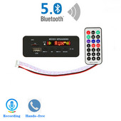 Bluetooth 5.0 MP3 dekoder Modul ploče za dekodiranje 5V- 12V Auto USB MP3 player WMA WAV TF utor za karticu / USB / FM daljinski modul ploče