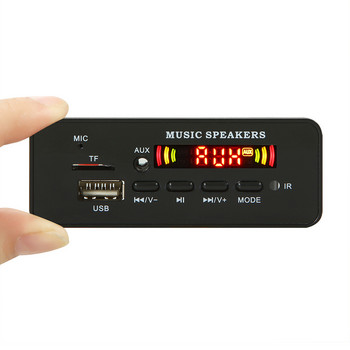 Bluetooth 5.0 MP3 Decoding Board Module 5V- 12V Car USB MP3 Player WMA WAV TF Card Module / USB / FM Remote Board Module