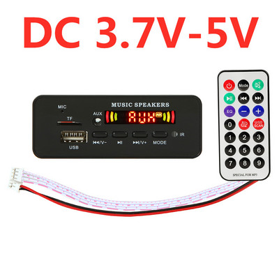 Bluetooth 5.0 MP3 dekoder Modul ploče za dekodiranje 5V- 12V Auto USB MP3 player WMA WAV TF utor za karticu / USB / FM daljinski modul ploče