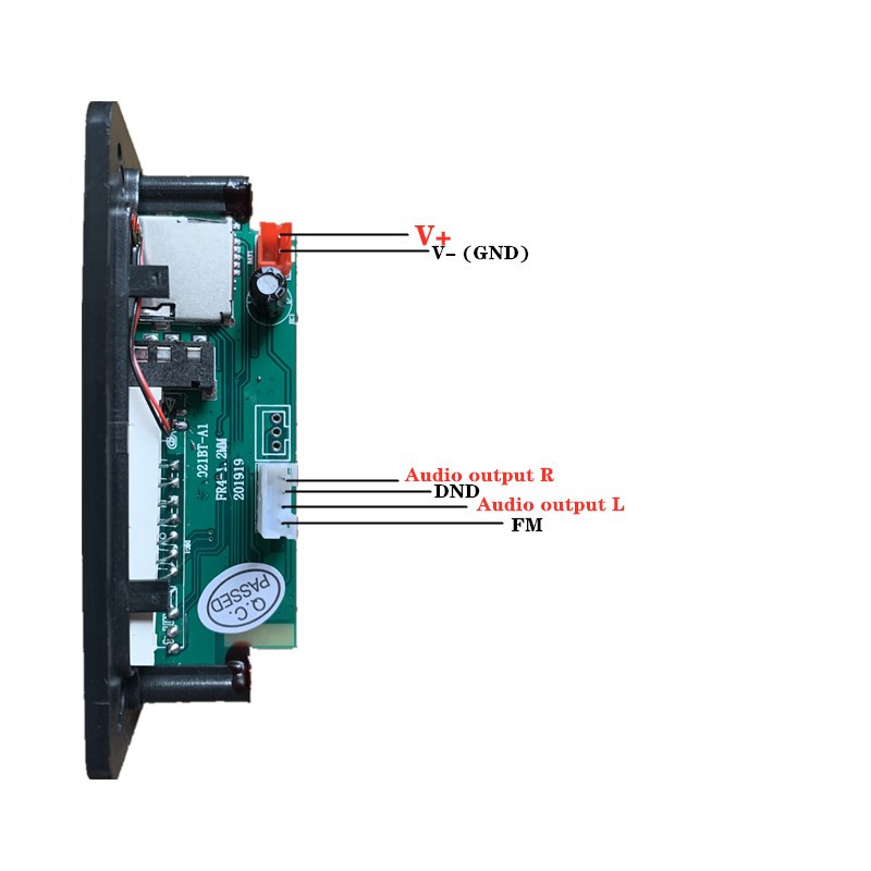 Bluetooth 5.0 MP3 dekoder Modul ploče za dekodiranje 5V- 12V Auto USB MP3 player WMA WAV TF utor za karticu / USB / FM daljinski modul ploče