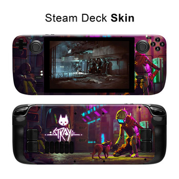 Steam Game Ring Skin Vinyl for Steam Deck Console Full Set Προστατευτικό κάλυμμα περιτυλίγματος αυτοκόλλητων για αυτοκόλλητα Premium κονσόλας Valve