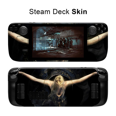 Steam Game Ring Skin Vinyl за Steam Deck Console Пълен комплект защитни стикери Опаковъчно покритие за Valve Console Премиум стикери