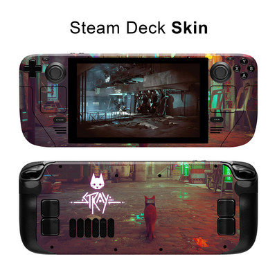 Steam Game Ring Skin Vinyl za Steam Deck Console Kompletan set zaštitnih naljepnica za omot za Valve Console Premium naljepnice