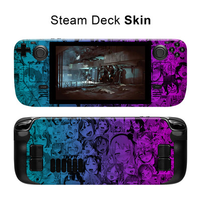 Steam Game Ring Skin Vinyl za Steam Deck Console Kompletan set zaštitnih naljepnica za omot za Valve Console Premium naljepnice