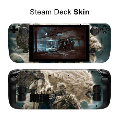 Steam Game Ring Skin Vinyl za Steam Deck Console Kompletan set zaštitnih naljepnica za omot za Valve Console Premium naljepnice